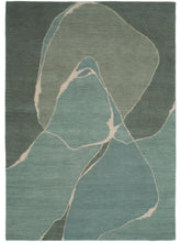 Load image into Gallery viewer, Lucid Trace Green hand-knotted rug – product photo | Linie Design at Bois Blanc Home, Limassol, Cyprus