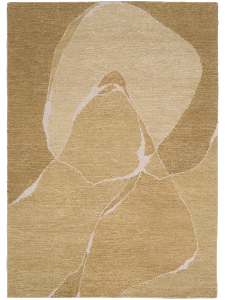 Lucid Trace Yellow hand-knotted rug – product photo | Linie Design at Bois Blanc Home, Limassol, Cyprus