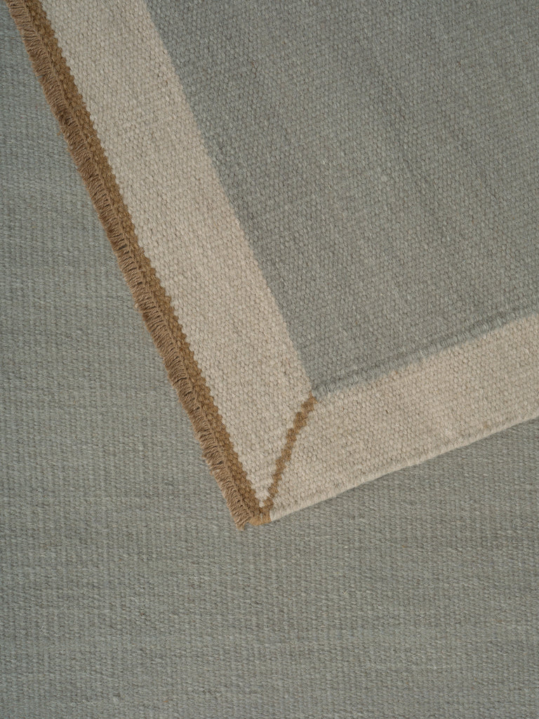 Lume Frame Eucalyptus hand-woven rug – close-up of the texture | Linie Design at Bois Blanc Home, Limassol, Cyprus