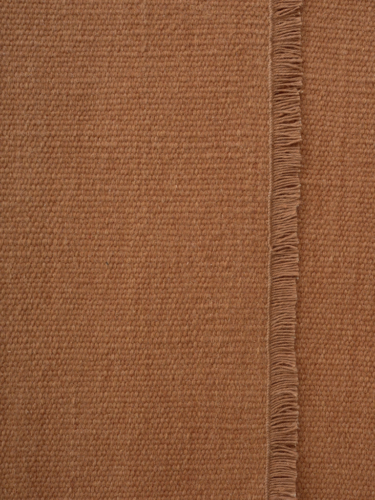 Velvet Facet Terracotta hand-woven rug – close-up of the texture | Linie Design at Bois Blanc Home, Limassol, Cyprus