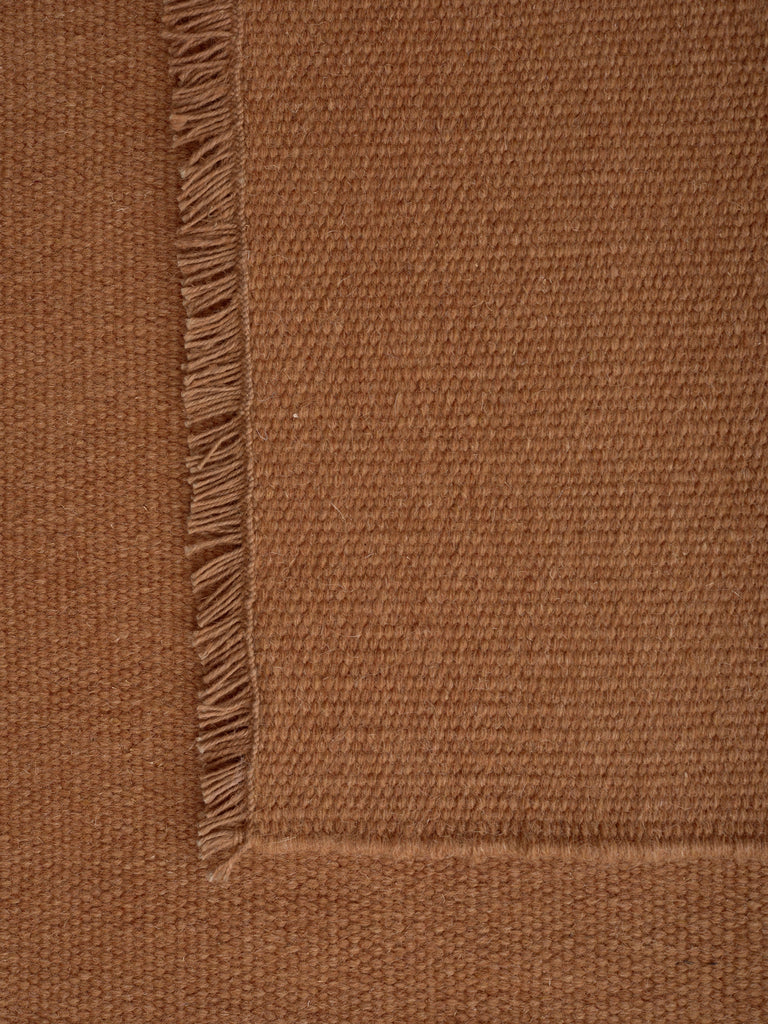 Velvet Facet Terracotta hand-woven rug – close-up of the texture | Linie Design at Bois Blanc Home, Limassol, Cyprus