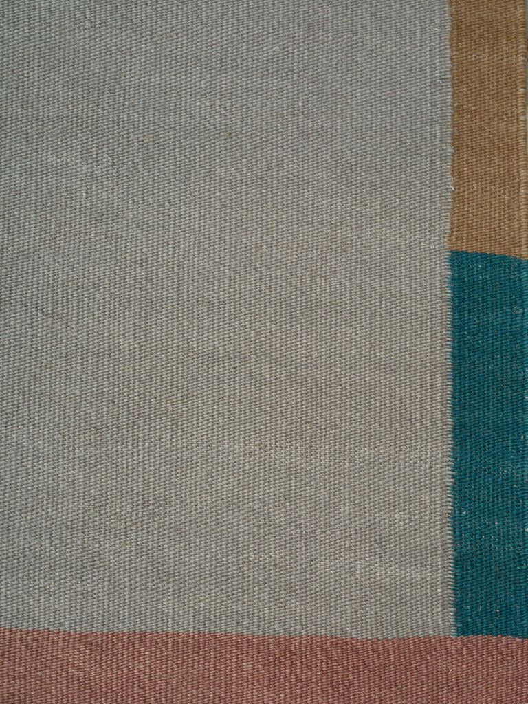 Chroma Quilt Leaf hand-woven rug – close-up of the texture | Linie Design at Bois Blanc Home, Limassol, Cyprus
