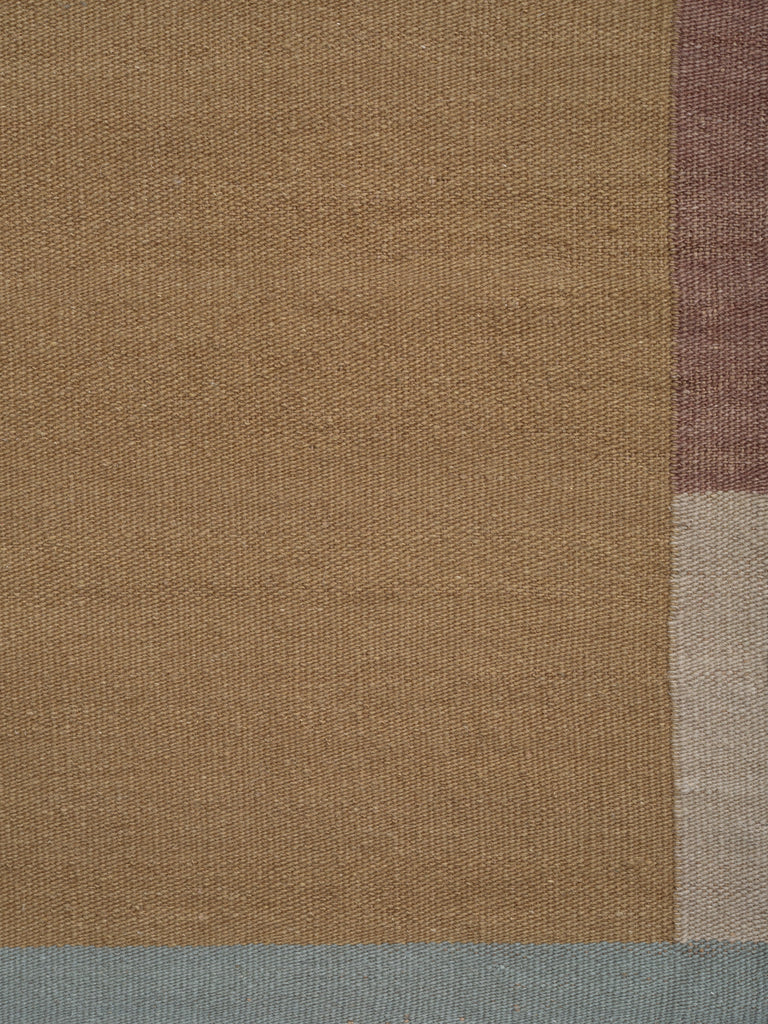 Chroma Quilt Ochre hand-woven rug – close-up of the texture | Linie Design at Bois Blanc Home, Limassol, Cyprus
