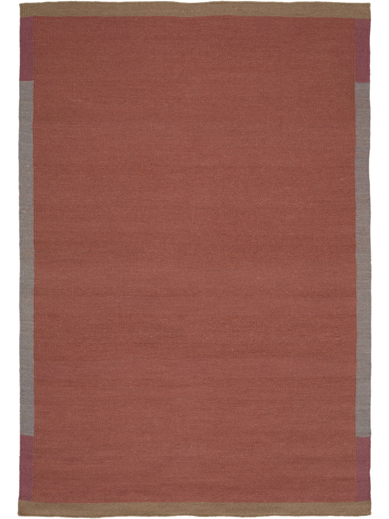Chroma Quilt Terracotta hand-woven rug – product photo | Linie Design at Bois Blanc Home, Limassol, Cyprus