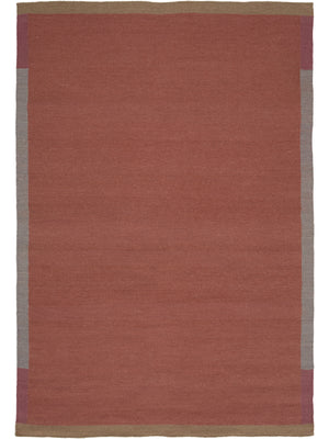 Chroma Quilt Terracotta hand-woven rug – product photo | Linie Design at Bois Blanc Home, Limassol, Cyprus