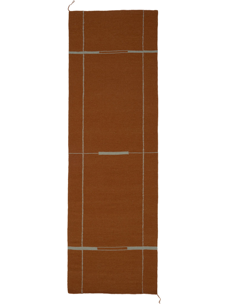 Verge Atelier Burnt Umber hand-woven rug – runner | Linie Design at Bois Blanc Home, Limassol, Cyprus