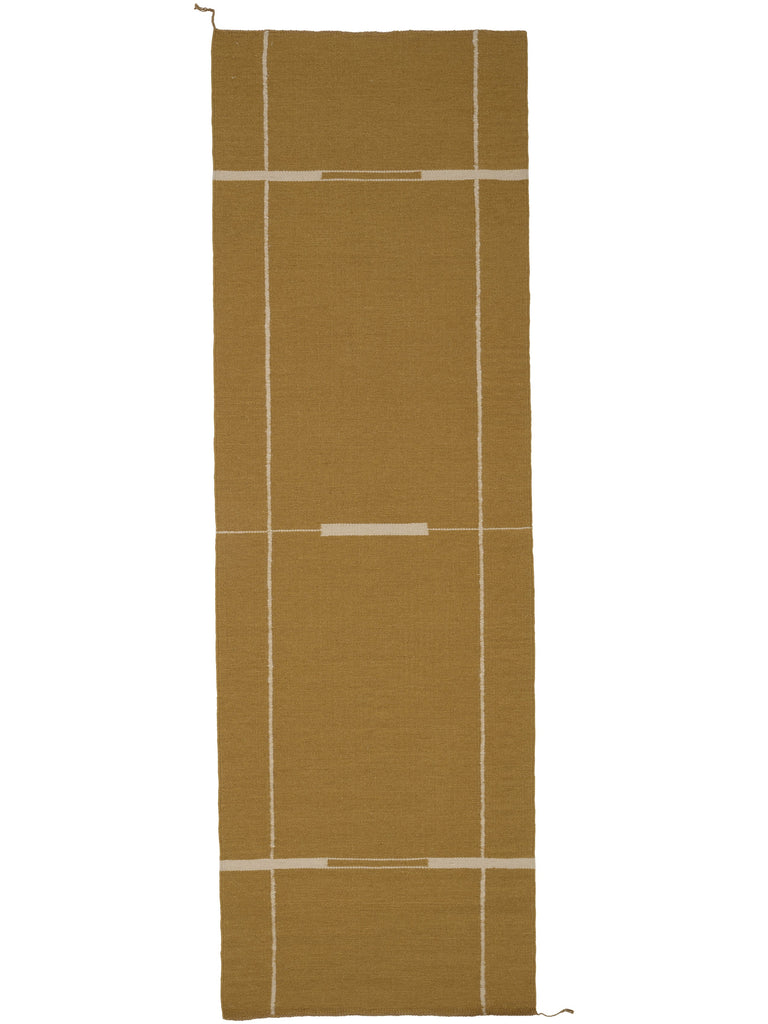 Verge Atelier Mustard hand-woven rug – runner | Linie Design at Bois Blanc Home, Limassol, Cyprus