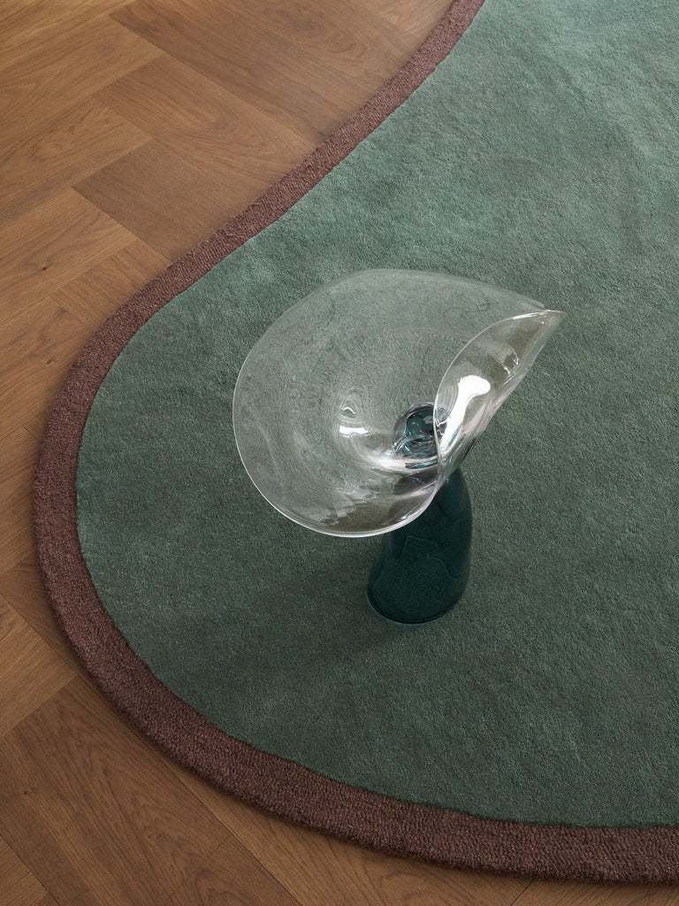 Eluna Virel Emerald Green hand-tufted rug – detail 4 | Linie Design at Bois Blanc Home, Limassol, Cyprus