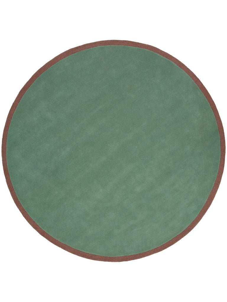 Eluna Virel Emerald Green hand-tufted rug – round shape | Linie Design at Bois Blanc Home, Limassol, Cyprus