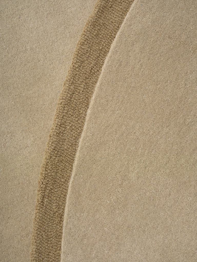 Eluna Virel Almond hand-tufted rug – close-up of the texture | Linie Design at Bois Blanc Home, Limassol, Cyprus