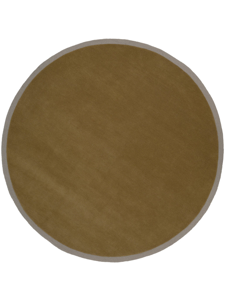 Eluna Virel Mustard hand-tufted rug – round shape | Linie Design at Bois Blanc Home, Limassol, Cyprus