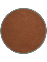 Load image into Gallery viewer, Eluna Virel Burnt Orange hand-tufted rug – round shape | Linie Design at Bois Blanc Home, Limassol, Cyprus