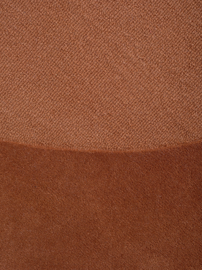 Solera Shard Terracotta hand-tufted rug – close-up of the texture | Linie Design at Bois Blanc Home, Limassol, Cyprus