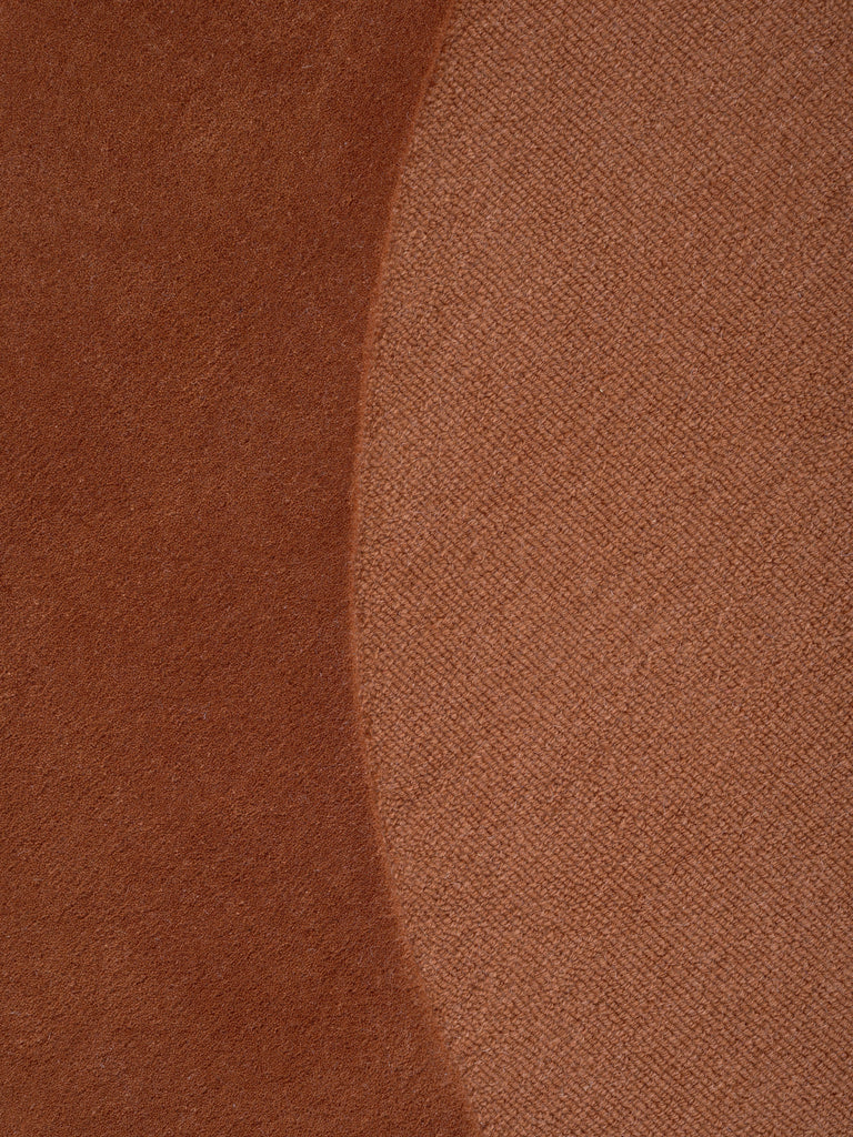 Solera Shard Terracotta hand-tufted rug – close-up of the texture | Linie Design at Bois Blanc Home, Limassol, Cyprus