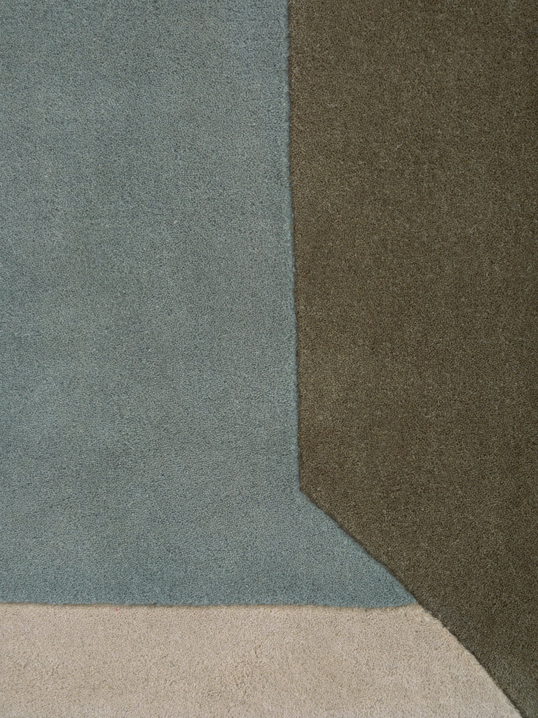 Flare Eclipse Teal hand-tufted rug – close-up of the texture | Linie Design at Bois Blanc Home, Limassol, Cyprus