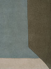 Load image into Gallery viewer, Flare Eclipse Teal hand-tufted rug – close-up of the texture | Linie Design at Bois Blanc Home, Limassol, Cyprus