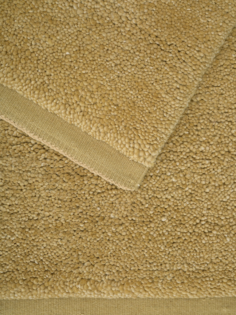 Tactura Nest Yellow hand-woven rug – close-up of the texture | Linie Design at Bois Blanc Home, Limassol, Cyprus