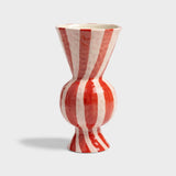 Vase rhombic red
