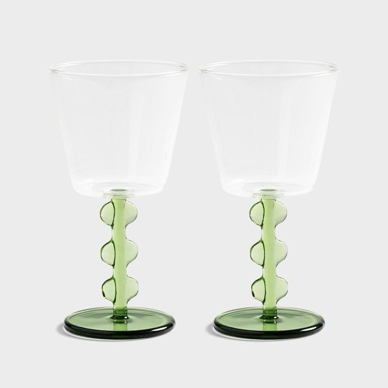 Wine glass petal set of 2