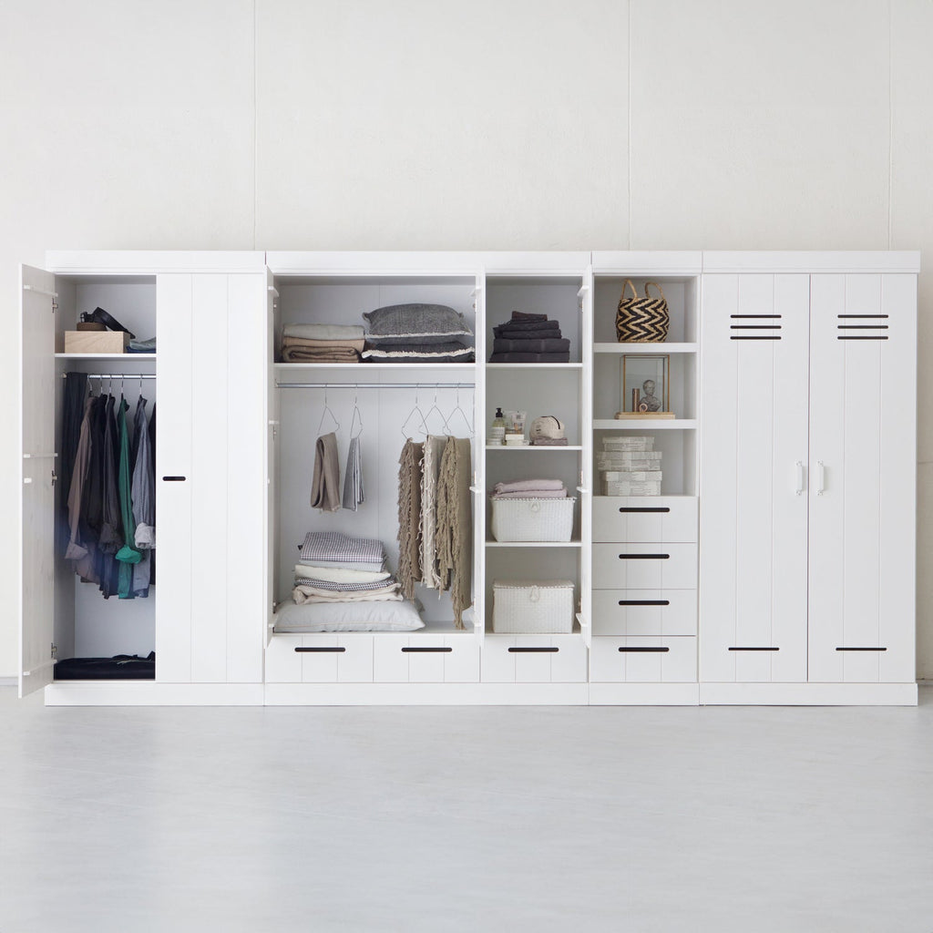 CONNECT 2-DOORS BASIC -STRIP DOORS CABINET WHITE [fsc]