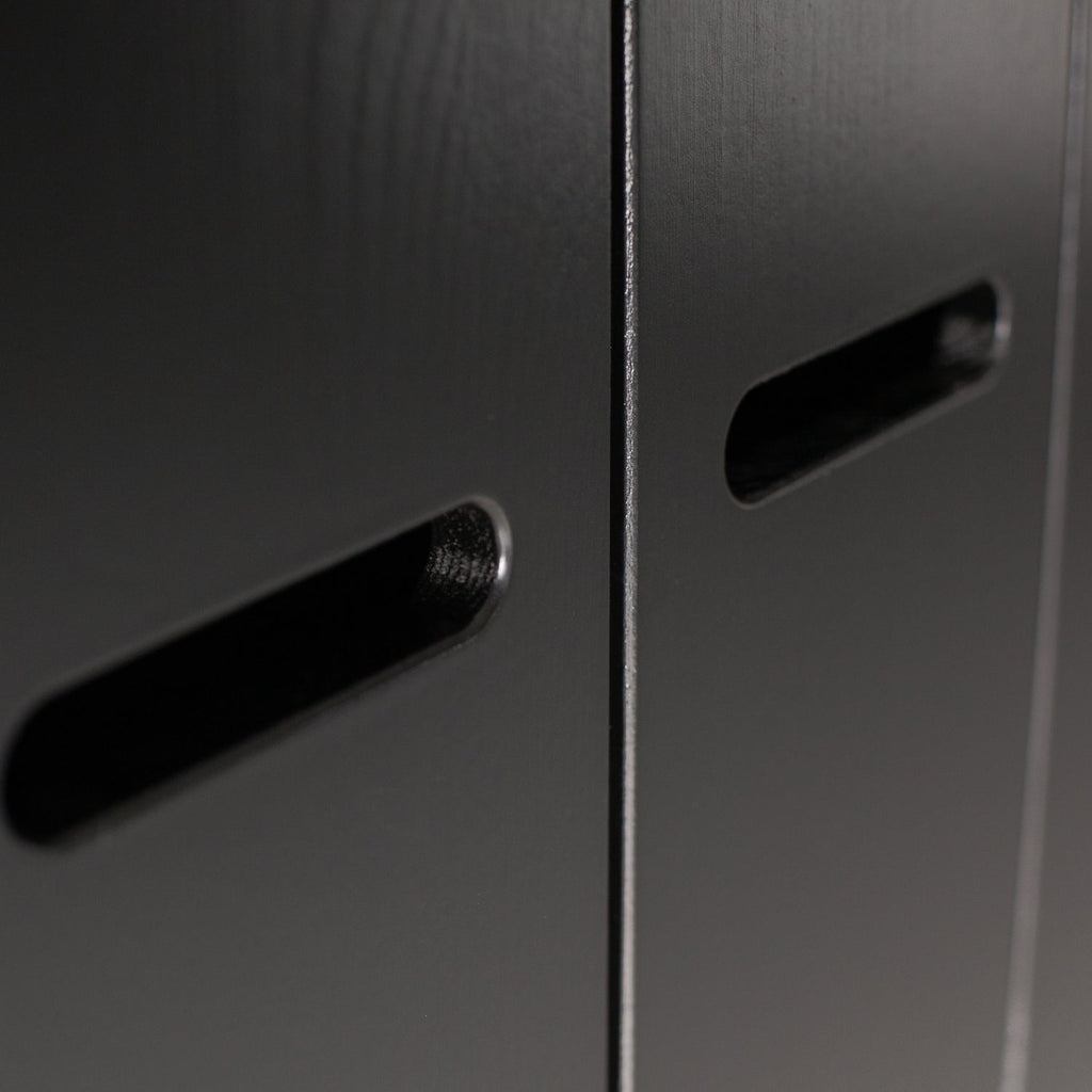 CONNECT 2-DOORS - DRAWER - STRIP DOORS BLACK [fsc]