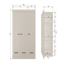 Laden Sie das Bild in den Galerie-Viewer, CONNECT 3-DOORS DRAWER - STRIP DOORS DUST [fsc]