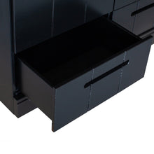 Laden Sie das Bild in den Galerie-Viewer, CONNECT 3-DOORS DRAWER - STRIP DOORS BLACK [fsc]