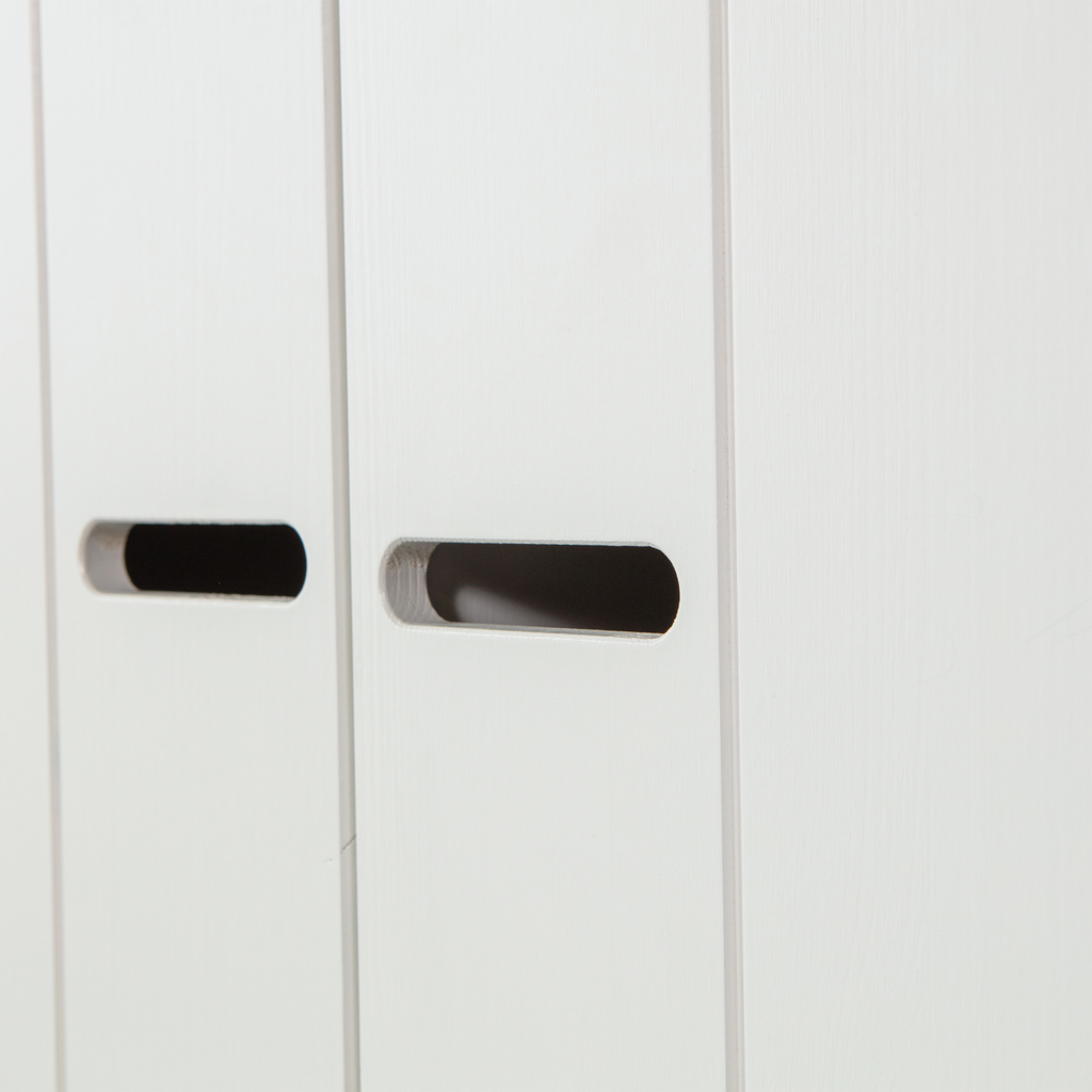 CONNECT LOW CABINET 2-DOORS PINE WHITE [fsc]