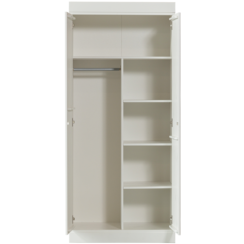 CONNECT LOW CABINET 2-DOORS PINE WHITE [fsc]
