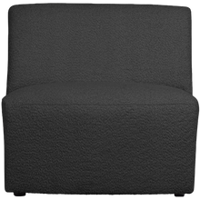 Load image into Gallery viewer, COCO 1-SEATER ELEMENT BOUCLE DARK GREY