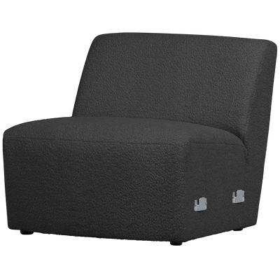 COCO 1-SEATER ELEMENT BOUCLE DARK GREY