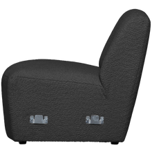 Load image into Gallery viewer, COCO 1-SEATER ELEMENT BOUCLE DARK GREY