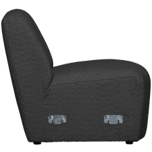Load image into Gallery viewer, COCO 1-SEATER ELEMENT BOUCLE DARK GREY