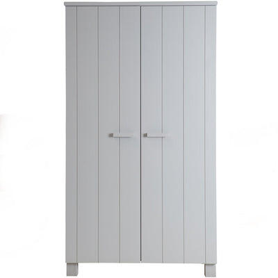 DENNIS WARDROBE PINE CONCRETE GREY [fsc]