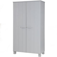 Charger l'image dans la galerie, DENNIS WARDROBE PINE CONCRETE GREY [fsc]