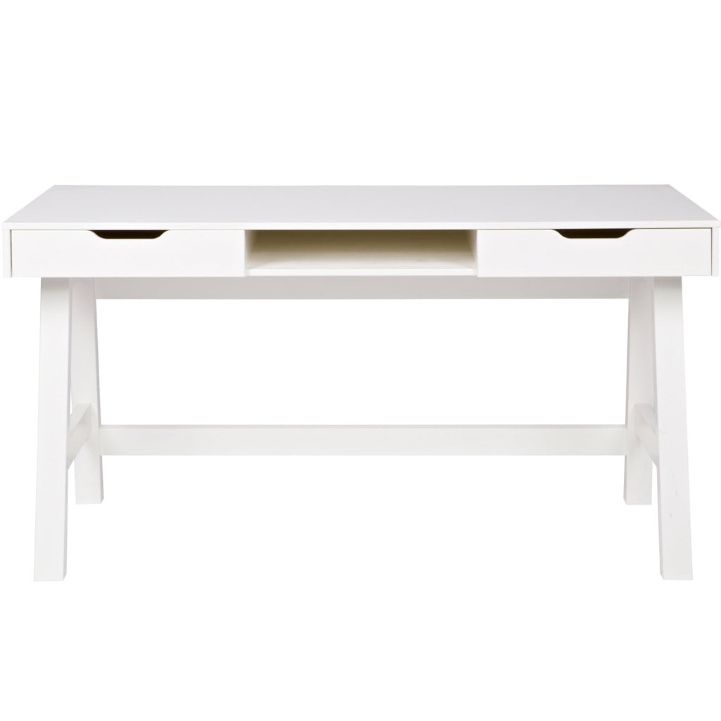 NIKKI DESK PINE WHITE [fsc]