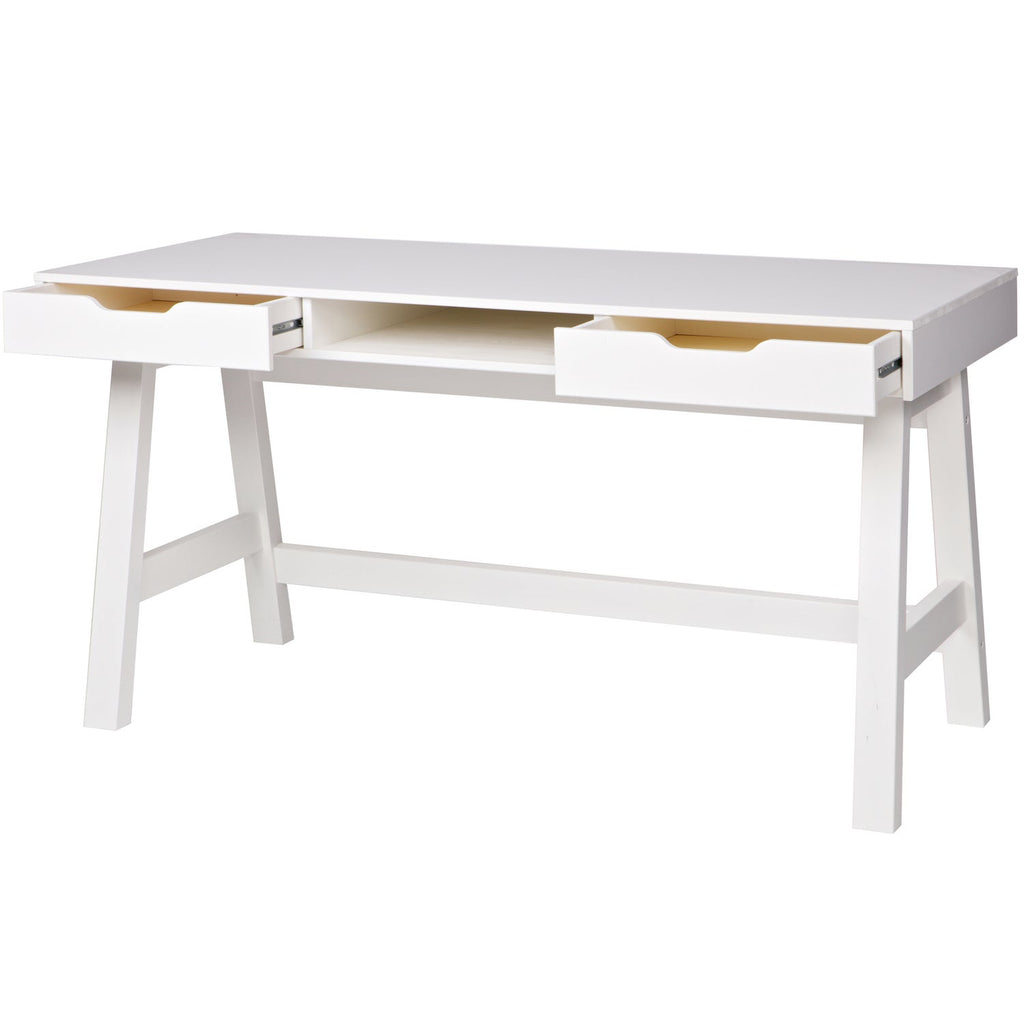 NIKKI DESK PINE WHITE [fsc]