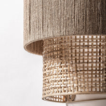 Load image into Gallery viewer, Jute and rope wall lamp