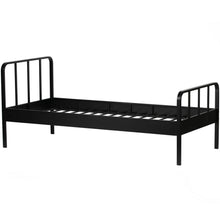 Load image into Gallery viewer, MEES BED METAL BLACK 90x200 CM