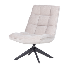 Charger l'image dans la galerie, JOUKE SWIVEL ARMCHAIR CHENILLE TEXTURED NATURAL