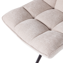 Charger l'image dans la galerie, JOUKE SWIVEL ARMCHAIR CHENILLE TEXTURED NATURAL