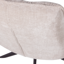 Charger l'image dans la galerie, JOUKE SWIVEL ARMCHAIR CHENILLE TEXTURED NATURAL