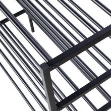 Laden Sie das Bild in den Galerie-Viewer, FERRO SHOE RACK METAL BLACK