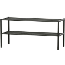Laden Sie das Bild in den Galerie-Viewer, FERRO SHOE RACK METAL BLACK