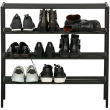 Laden Sie das Bild in den Galerie-Viewer, FERRO SHOE RACK METAL BLACK