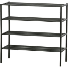 Laden Sie das Bild in den Galerie-Viewer, FERRO SHOE RACK METAL BLACK