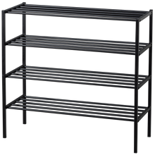 Laden Sie das Bild in den Galerie-Viewer, FERRO SHOE RACK STACK OF 2 METAL BLACK