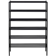 Laden Sie das Bild in den Galerie-Viewer, FERRO SHOE RACK STACK OF 3 METAL BLACK