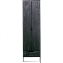 Laden Sie das Bild in den Galerie-Viewer, SILAS CABINET ASH BRUSHED BLACKNIGHT [fsc]