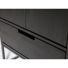 Laden Sie das Bild in den Galerie-Viewer, SILAS CABINET ASH BRUSHED BLACKNIGHT [fsc]